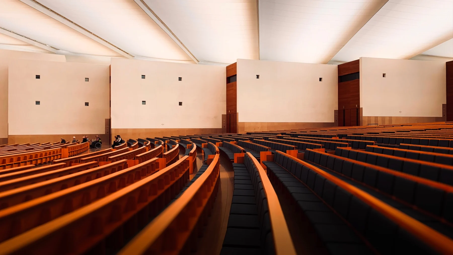 Auditorium photographed on iPhone